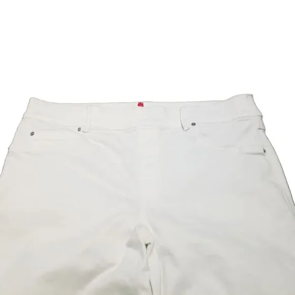 Spanx Everwear Jeans Women Size XL White Stretch Denim High Rise (33x28) 20354R - Picture 2 of 7